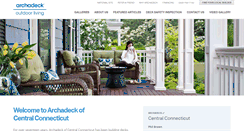 Desktop Screenshot of central-connecticut.archadeck.com