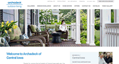 Desktop Screenshot of central-iowa.archadeck.com