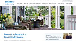 Desktop Screenshot of central-south-carolina.archadeck.com