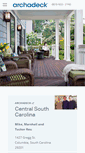 Mobile Screenshot of central-south-carolina.archadeck.com