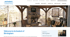 Desktop Screenshot of birmingham.archadeck.com