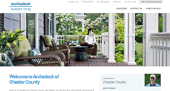 Desktop Screenshot of chester-county.archadeck.com