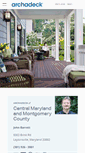 Mobile Screenshot of central-maryland.archadeck.com